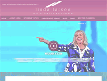 Tablet Screenshot of lindalarsen.com